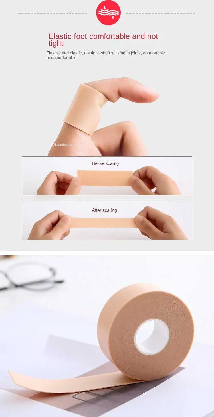 1 Roll Multi-functional Self-Adhesive Elastic Bandage Tape – Waterproof Heel & Foot Pad